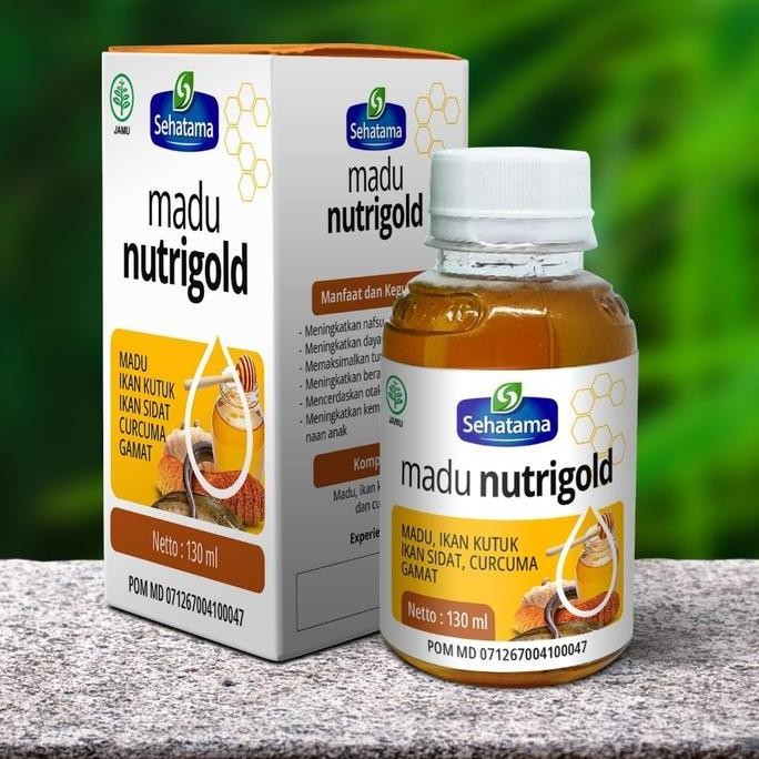 

TERMURAH MADU NUTRIGOLD 130ML - MADU ANAK DENGAN IKAN SIDAT DHA ALBUMIN & GAMAT HERBAL