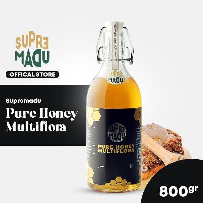 

TERMURAH MADU MULTIFLORA PREMIUM 800GR - MADU MURNI ASLI TANPA CAMPURAN