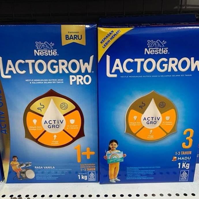 

TERMURAH LACTOGROW 3 / 1+ PRO VANILLA MADU 1000GR SUSU ANAK USIA 1-3 TAHUN