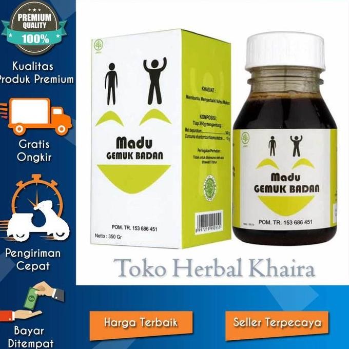 

TERMURAH MADU GEMUK BADAN 350GR - PENAMBAH BERAT BADAN DEWASA & ANAK