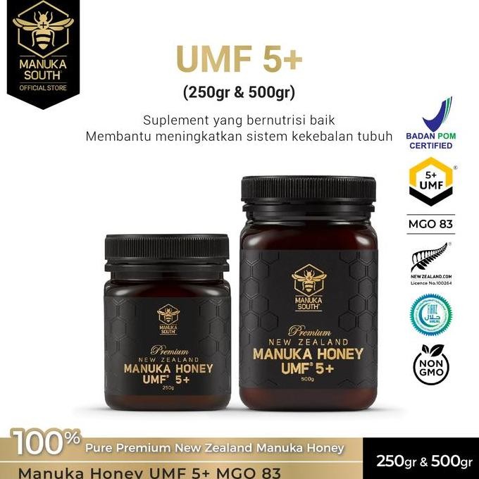 

TERMURAH MANUKA SOUTH HONEY NEW ZEALAND - MADU ASLI UMF 5+ 10+ 15+ ORIGINAL