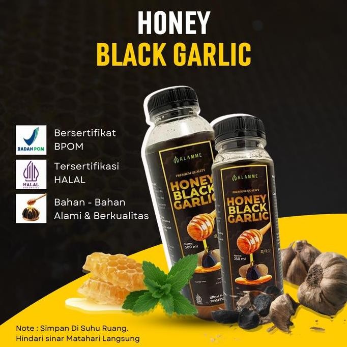 

TERMURAH ALAMME HONEY BLACK GARLIC 250ML/500ML - MADU BAWANG HITAM TUNGGAL HERBAL
