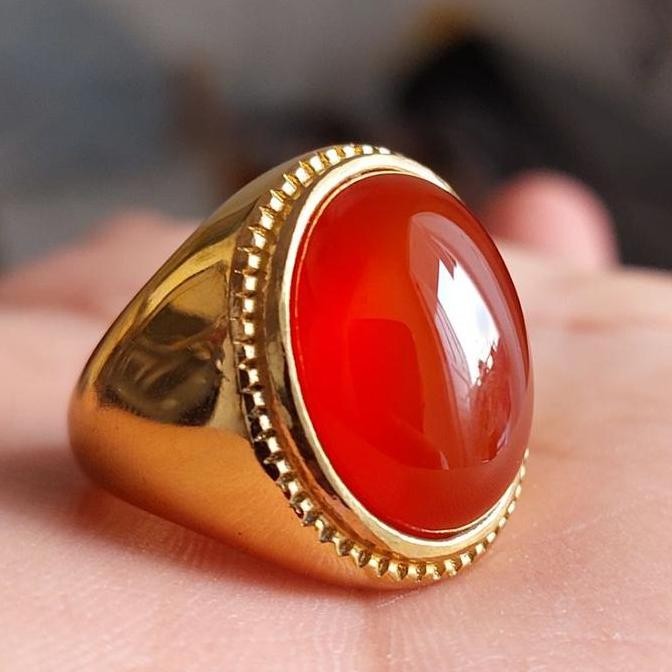 

TERMURAH CINCIN BATU AKIK SULAIMAN MADU ASLI ORIGINAL NATURAL ELEGAN PRIA WANITA