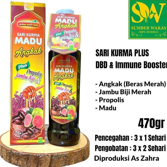 

TERMURAH SARI KURMA MADU ANGKAK PLUS PROPOLIS JAMBU MERAH AS ZAHRA ORIGINAL