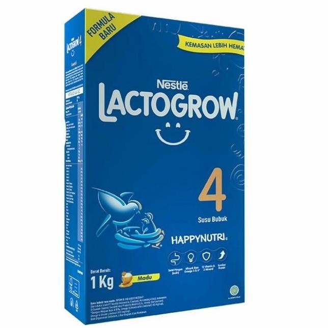 

TERMURAH LACTOGROW 4 MADU 1KG - SUSU ANAK USIA 3-5 TAHUN NESTL