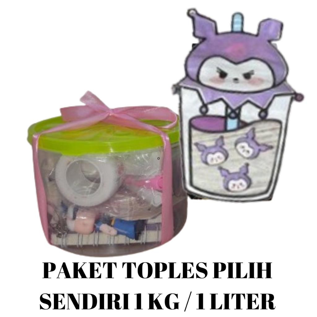 

Paket Alat Tulis Hampers Toples Bisa Pilih 1 Liter / 1 Kg Termurah Sampai Full Random Cod Souvernir Hampers
