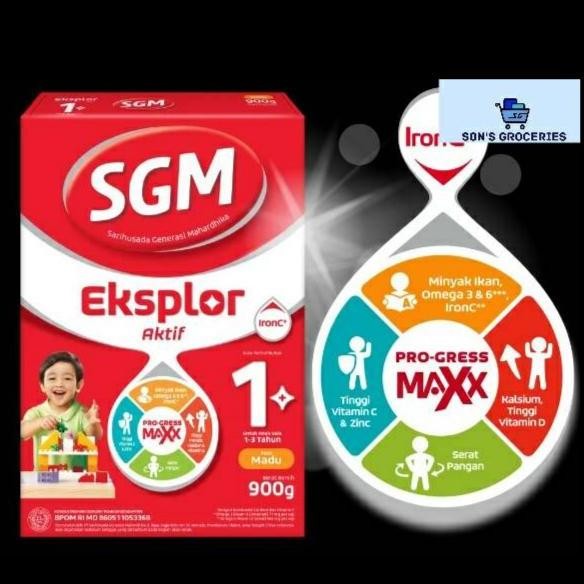 

TERMURAH SGM EKSPLOR 1+ RASA MADU 900GR - SUSU FORMULA ANAK 1 TAHUN
