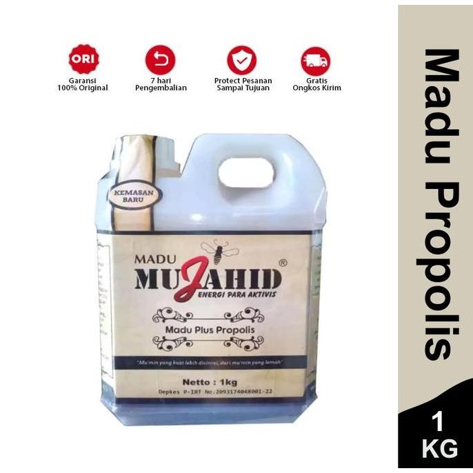 

TERMURAH MADU HUTAN MUJAHID 1KG - PLUS PROPOLIS, BLACK HONEY SUPER ALAMI