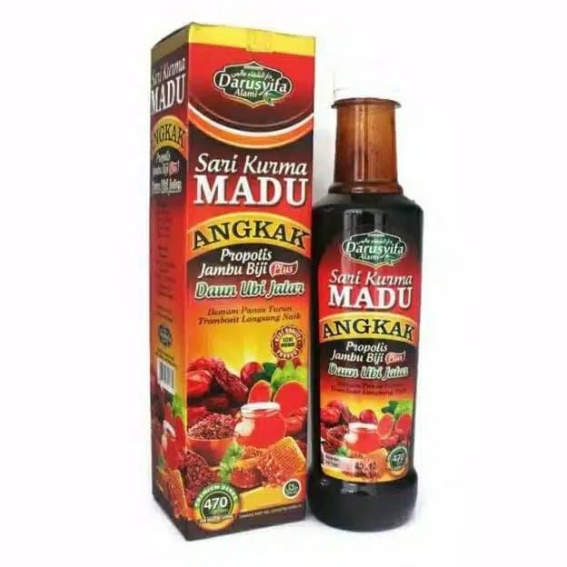 

TERMURAH SARI KURMA MADU ANGKAK HERBAL - SUPLEMEN DBD, TYPUS & ANEMIA