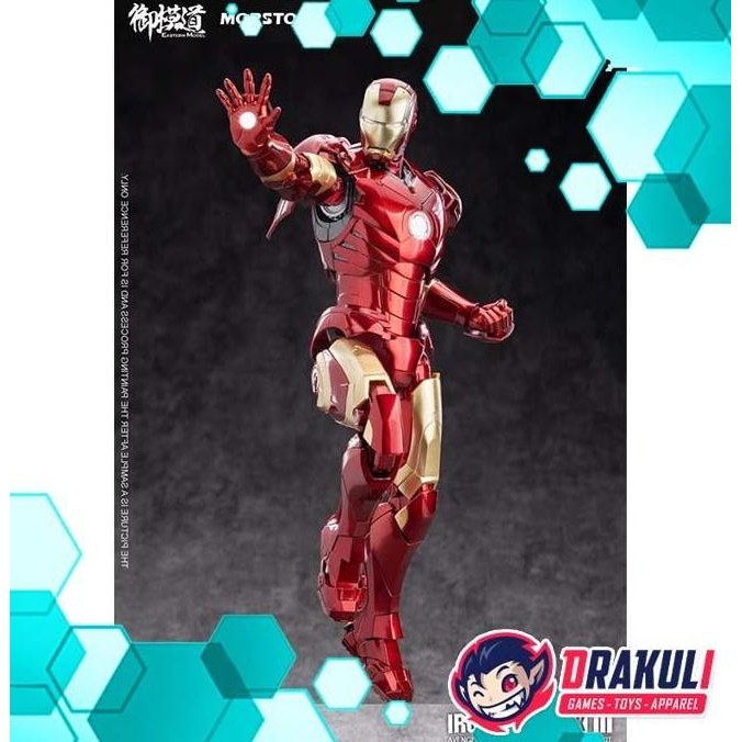 TERBARU Morstorm X Eastern Model Kit 1/9 Iron-Man Mark III / Mark 3 (Deluxe)
