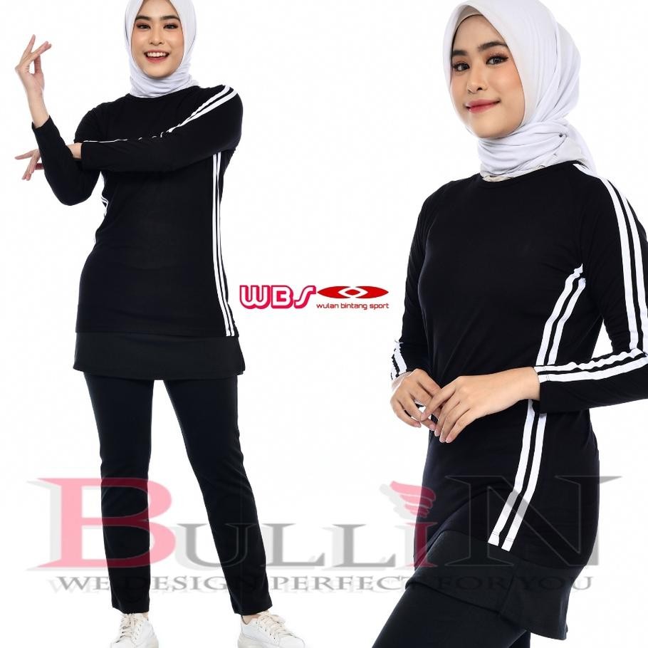 Atasan Baju Panjang Jumbo Aerobik Wanita