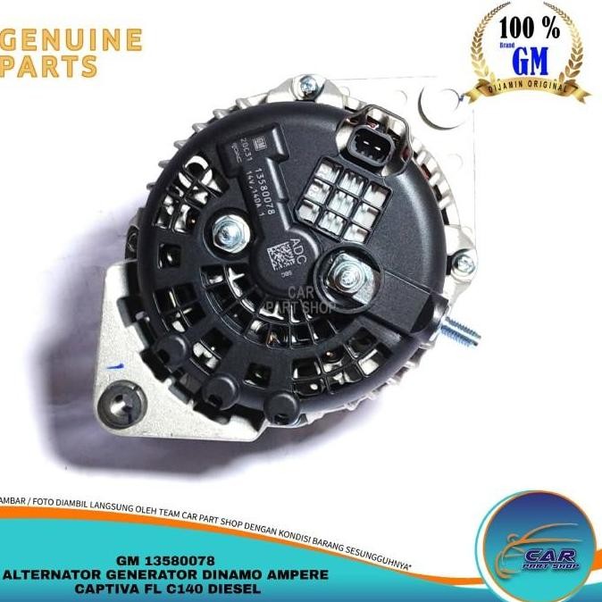 Alternator Generator Dinamo Ampere Captiva Fl C140 Diesel Ori Gm