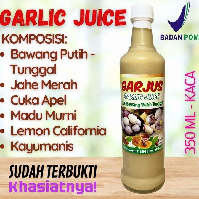 

TERMURAH JUS BAWANG PUTIH LEMON JAHE MERAH MADU CUKA APEL KAYU MANIS | HERBAL DETOX ALAMI 250ML