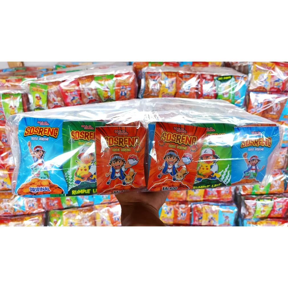 

Paket Usaha Sosreng Isi 120Pcs Mix 4 Rasa By M&O Snack
