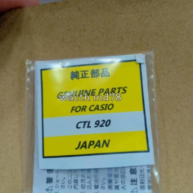 Baterai Solar JAM CASIO CTL920 Baterai Solar Oringinal DiM