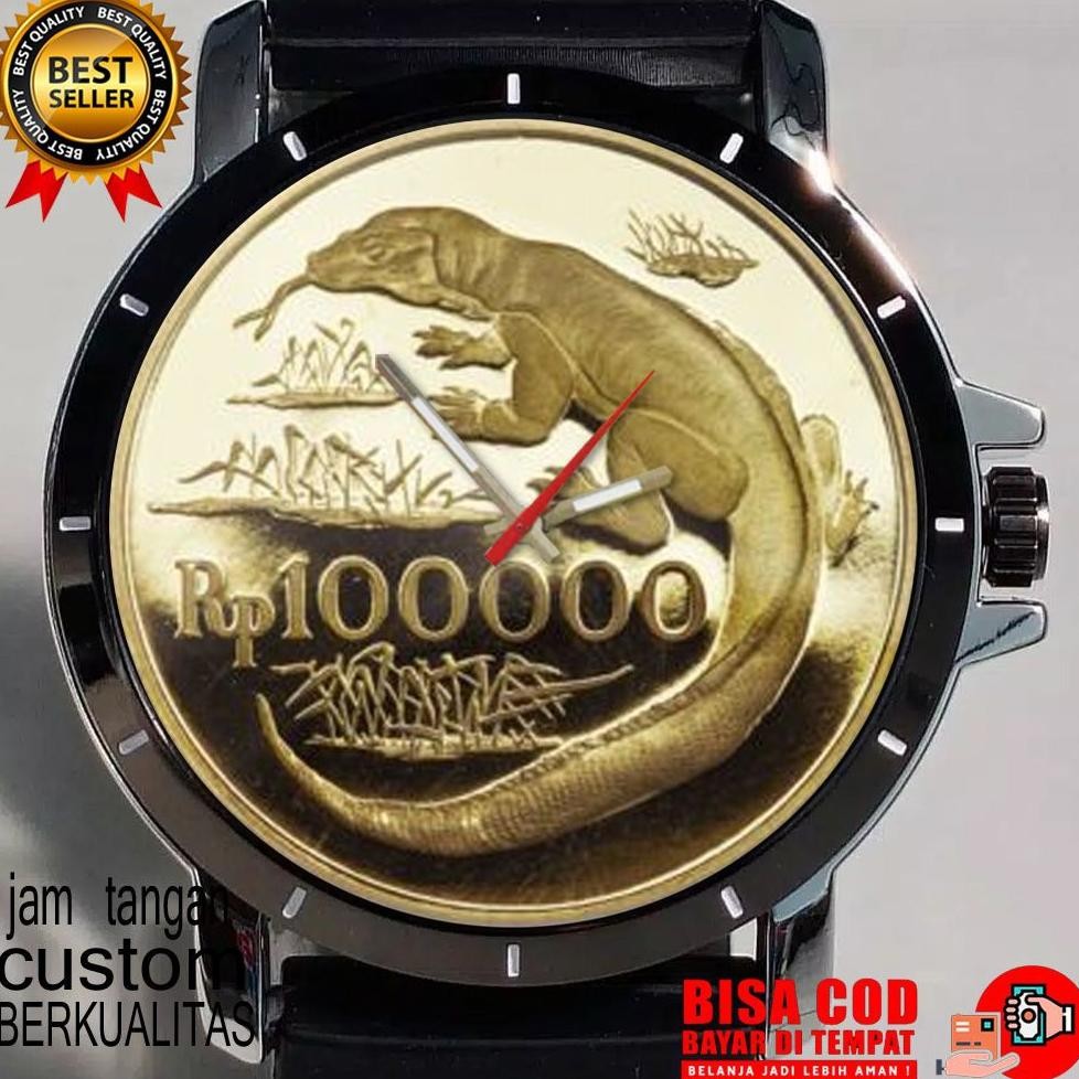 Koin jadul Kuno Rupiah Mata Uang Bank Indonesia Jam Tangan Pria Logo Cod Free Box Termurah DiM