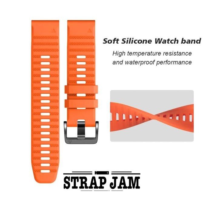 Ori - Strap Garmin Forerunner 970 965 955 945 Quick Fit 22Mm Tali Jam Kompatibel Mf6 Series