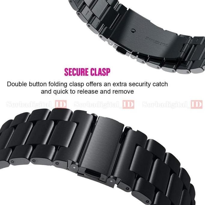 Ori - Strap Stainless Steel Metal Watch Band For Honor / Huawei Band 6 Jam Tangan