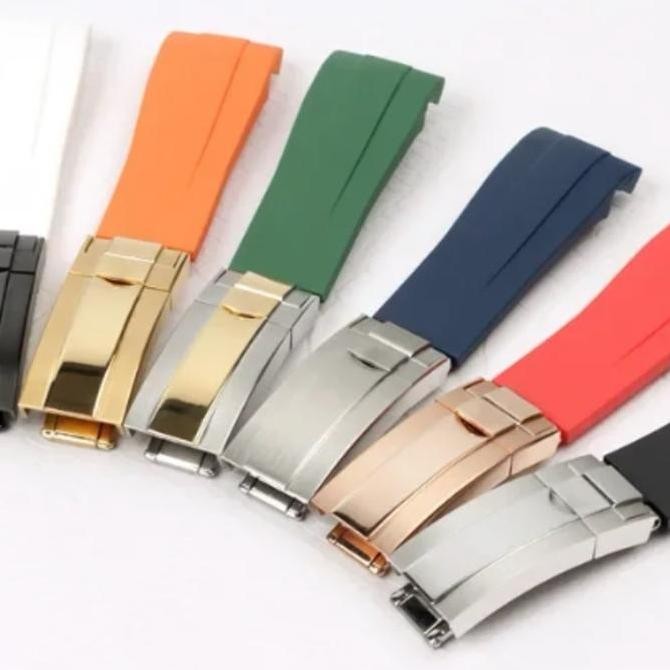 Ori - Rubber B Curved Strap 20Mm - Tali Jam Rubber Submariner Seiko Moonswatch