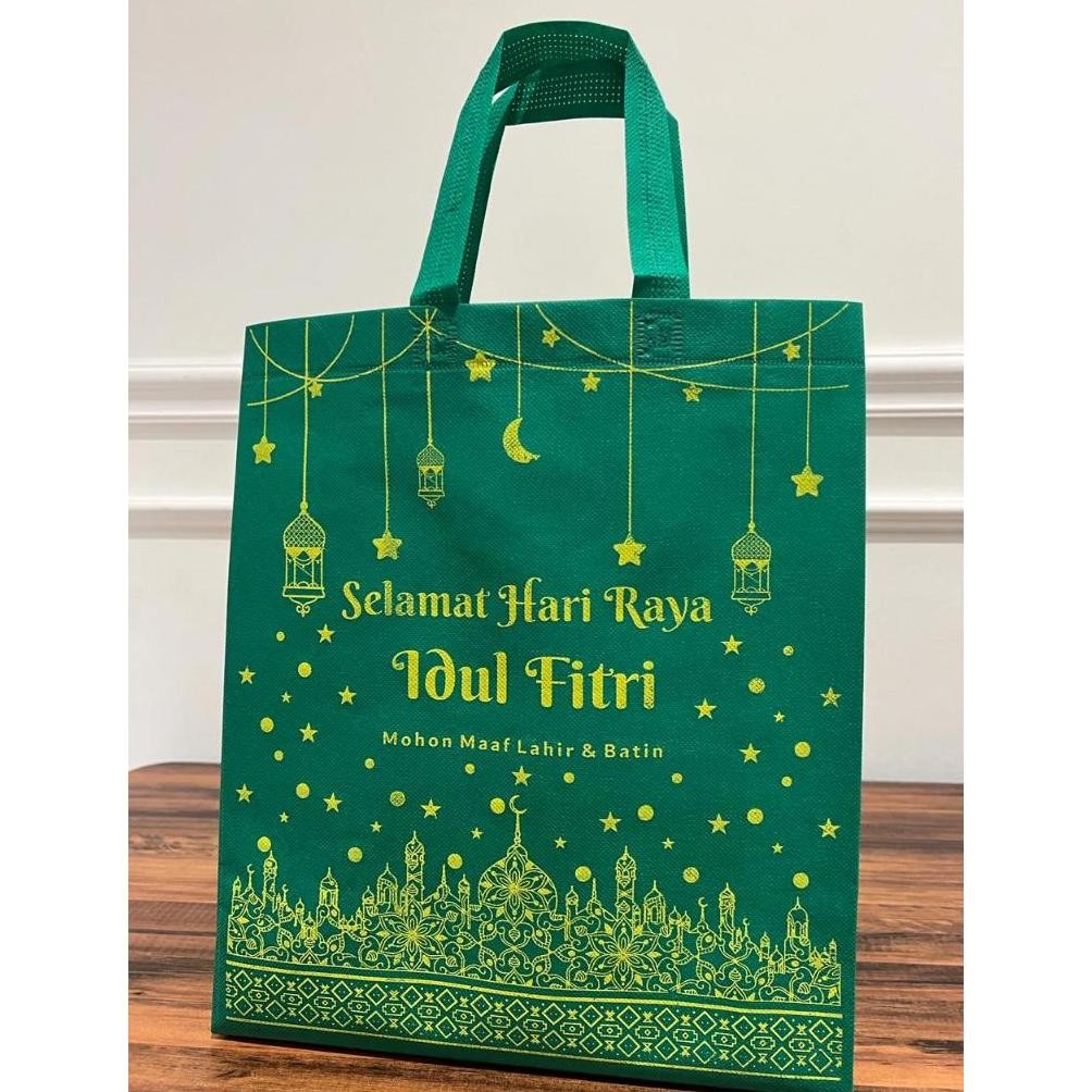 

dh-68 Um57 (LUSINAN) Tas GOODIE BAG IDUL FITRI 30x40 l 80gsm Bahan Tebal Premium Parsel Eceran Tas Parsel Termurah Viral