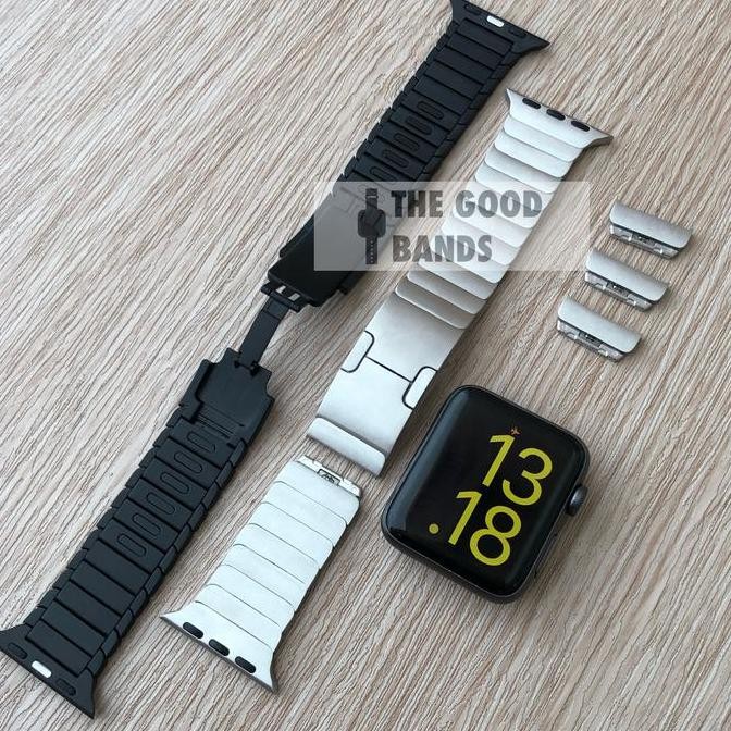 Ori - Strap Stainless Link Bracelet Apple Watch Original 42Mm 44Mm - Tali Jam Besi