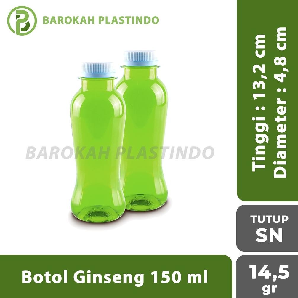 Berkualitas Botol Ginseng 150 ml / Botol Plastik 150 ml / Botol Plastik Murah Mini / Botol 150 ml / 