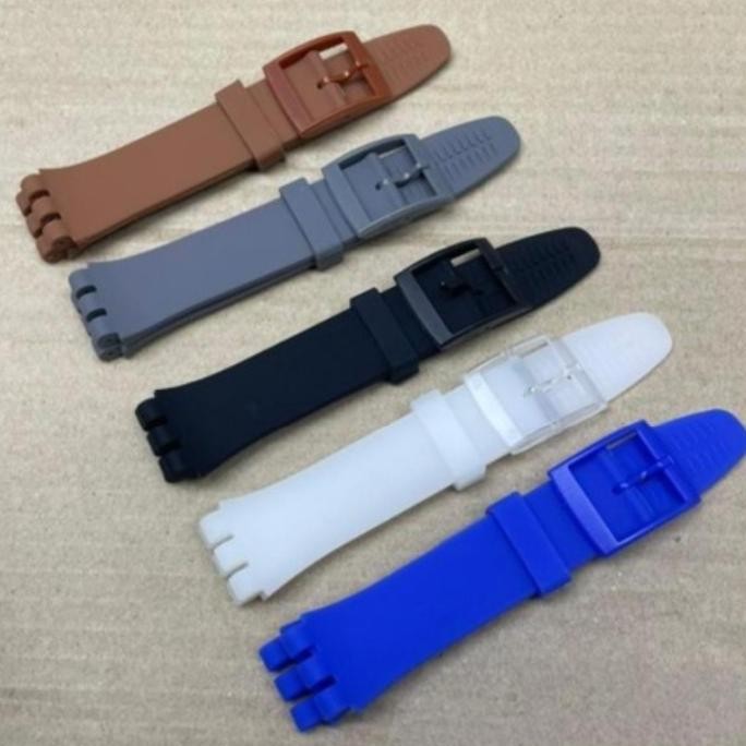 Ori - Tali Jam Swatch Silicone 17Mm 19Mm - Strap Rubber Original