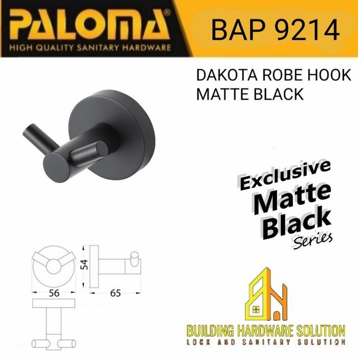 PALOMA Kapstok Gantungan Baju Hitam BAP 9214