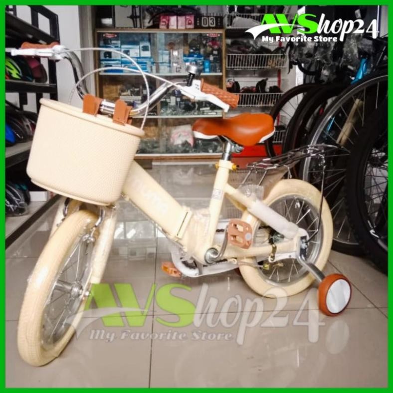 Terlaris Avs Sepeda Anak Lipat Laki Laki Atau Perempuan Vintage Dengan Keranjang