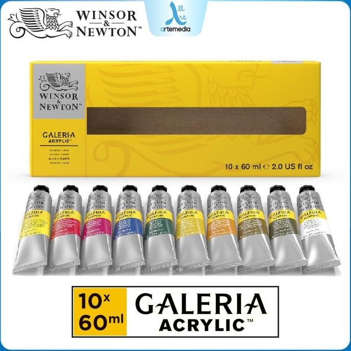 

TERBARU Cat Akrilik Winsor & Newton Galeria Acrylic Paint Tube Set