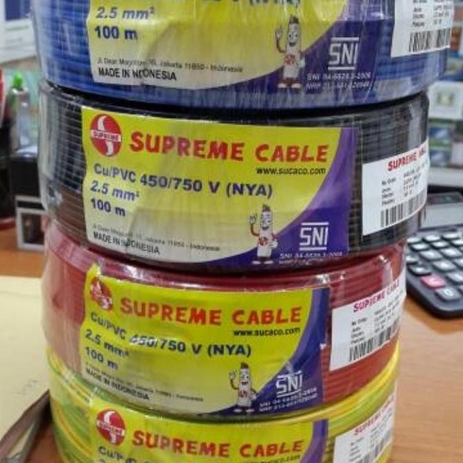 Kabel Nya 2.5Mm Supreme / Nya 2,5 Mm Supreme / Nya 2.5 Mm 4 Besar
