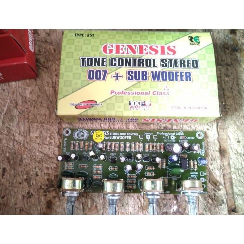 Kit Tone Control Stereo Plus Subwoofer Genesis DiM