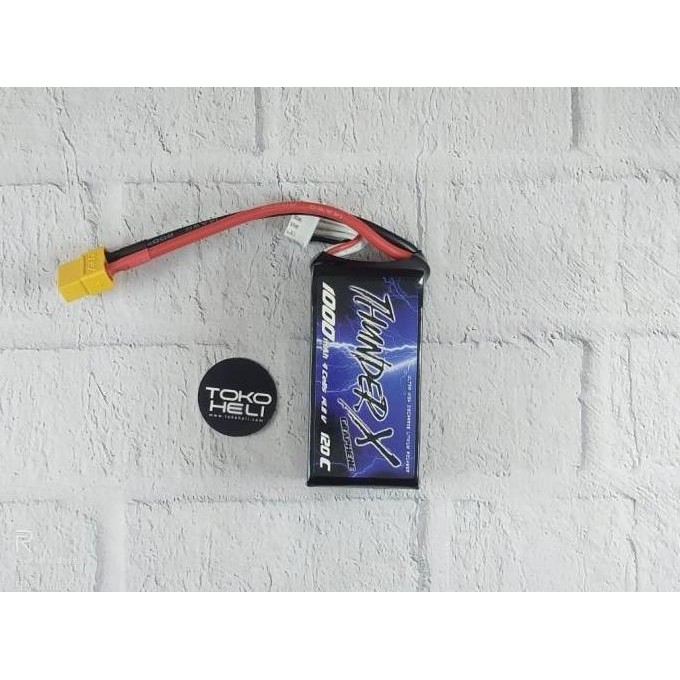Diskon Baterai Thunderx 120C 1000Mah 14.8V 4S Lipo Battery Xt60 Drone Rc