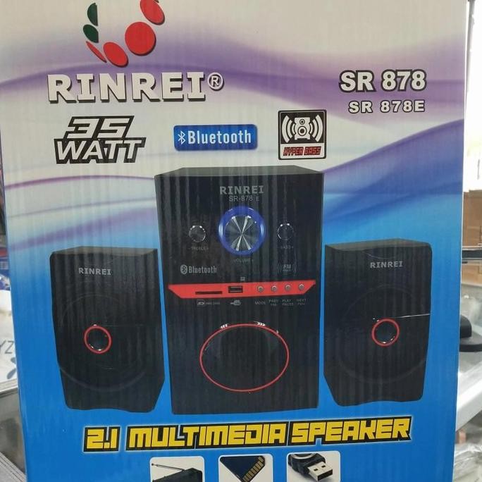 Speaker Multimedia Rinrei Sr 878 E Bluetooth/Speaker Bluetooth Rinrei