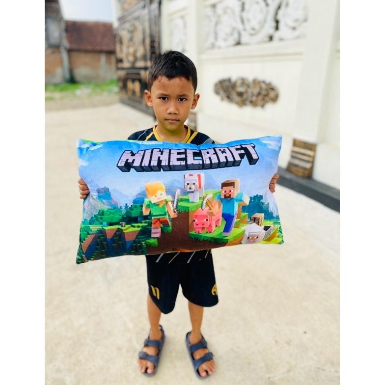 BANTAL MINECRAFT Boneka MINECRAFT Mainan MINECRAFT Kado MINECRAFT DiM