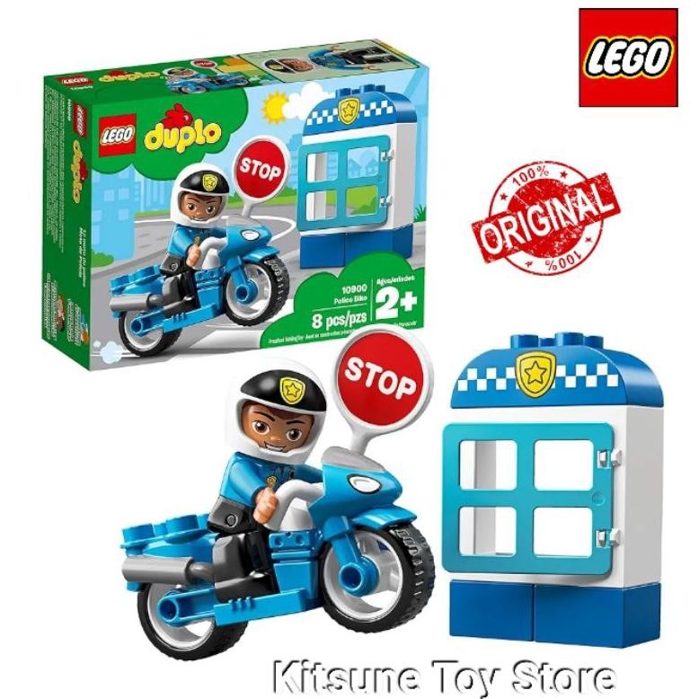Lego Duplo 10900 Police Bike Original - Mainan Balok Anak Motor Polisi DiM