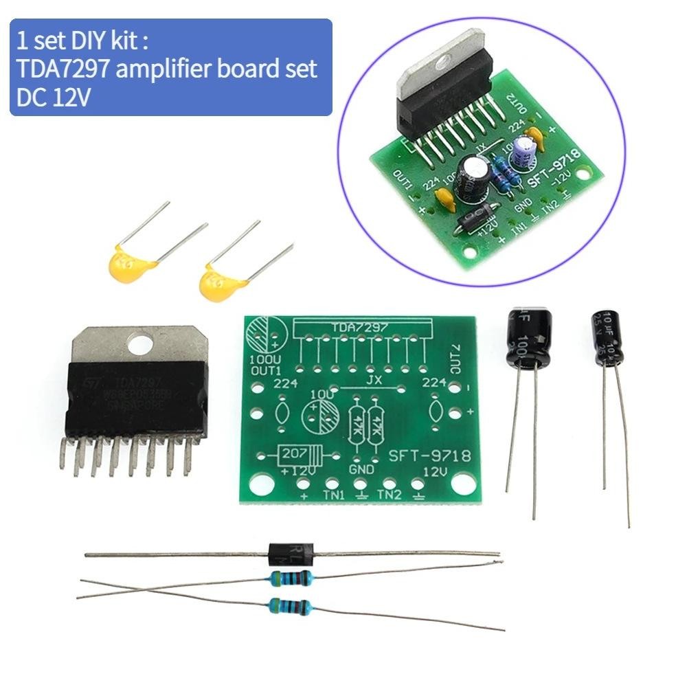 TDA7297 Stereo Amplifier Bridge Modul (Tanpa Heatsink) DiM