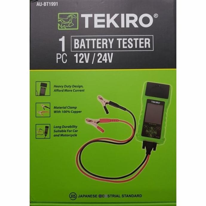 Diskon Tekiro Battery Tester Au-Bt1991 - Alat Cek Aki Mobil & Motor Digital