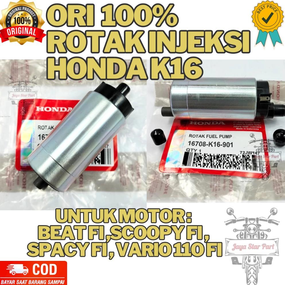 ORI ROTAK INJEKSI HONDA KUALITAS ORIGINAL AHM K16 KUALITAS ASLI ORIGINAL HONDA AHM PRISISI BEAT FI ,