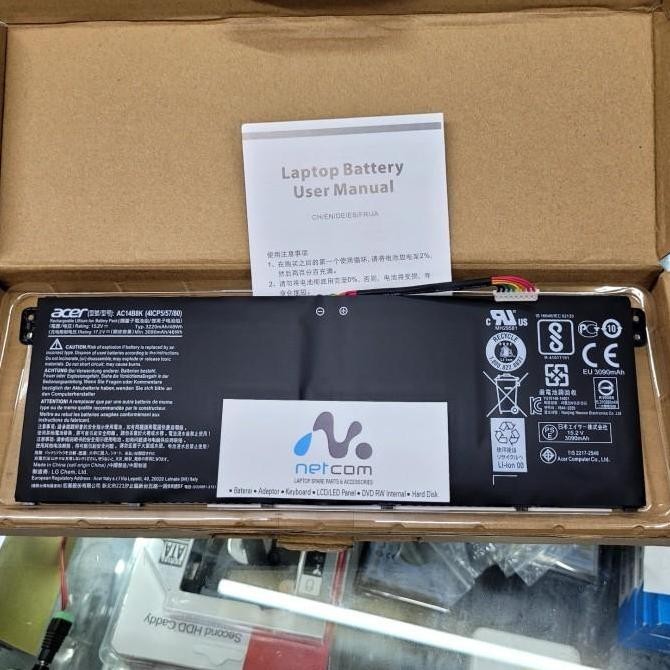 Diskon Baterai Laptop Acer Ac14B8K Original - Swift 3 Sf314-41 - Battery Laptop Acer Terbaru