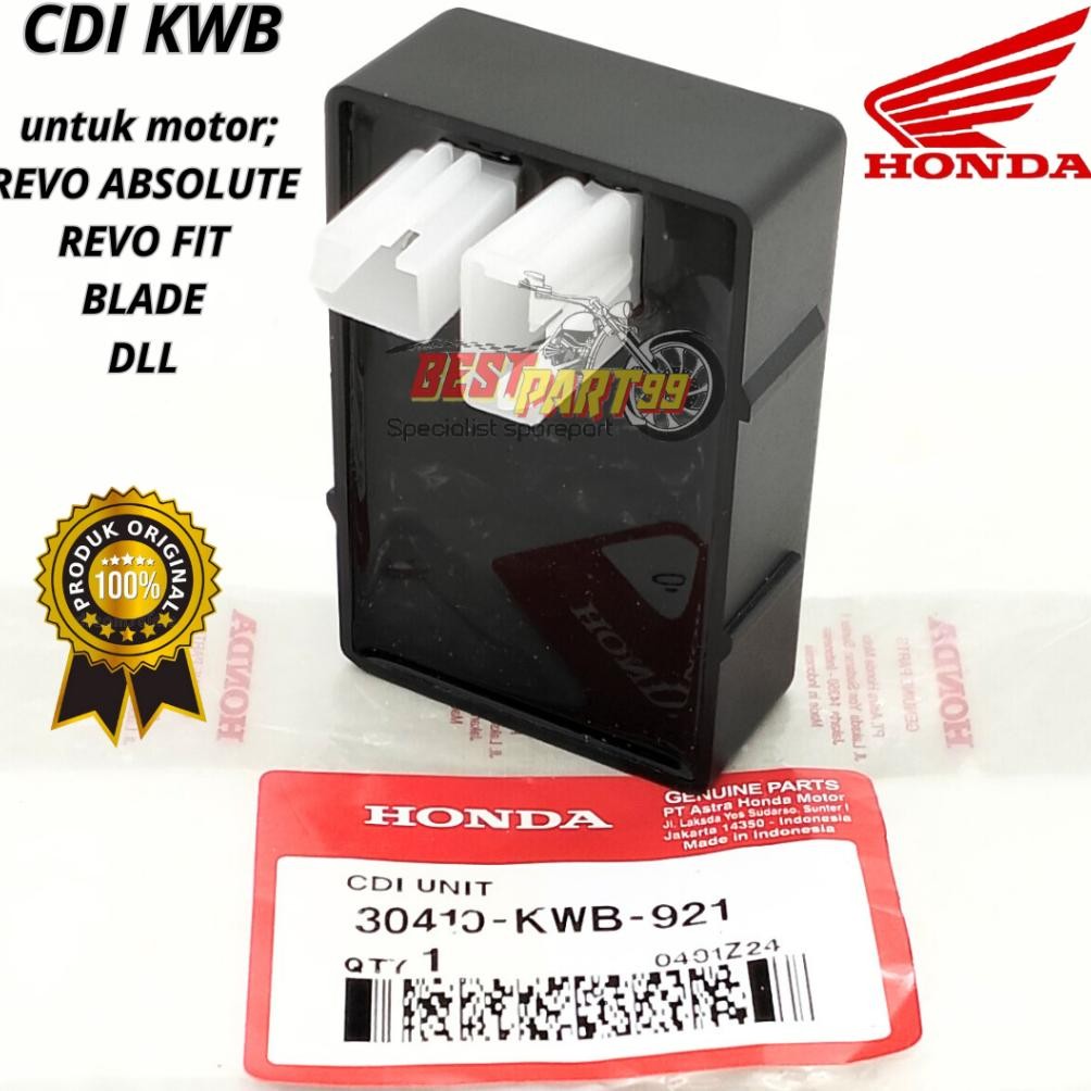 CDI Unit Assy Cdi Pengapian KWB Honda REVO ABSOLUTE BLADE LAMA REVO OLD BLADE NEW Ahm  kualitas orig
