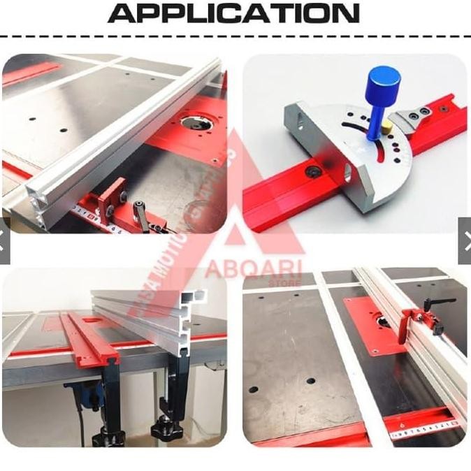 Tablesaw Track / Miter Saw Track / Fence Rail / Rel Gergaji Meja