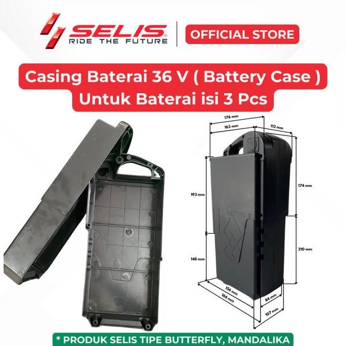 Diskon Selis Casing Baterai Universal Untuk Sepeda Motor Listrik - Battery Case