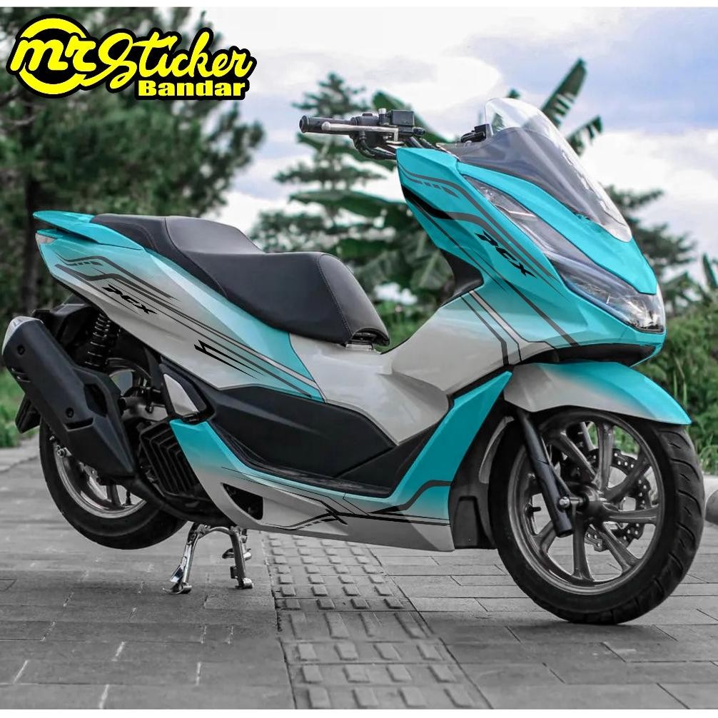 Decal PCX Full Body Stiker PCX Full Body Full Blok Dekal PCX 150 Decal PCX 160 motif gradasi warna