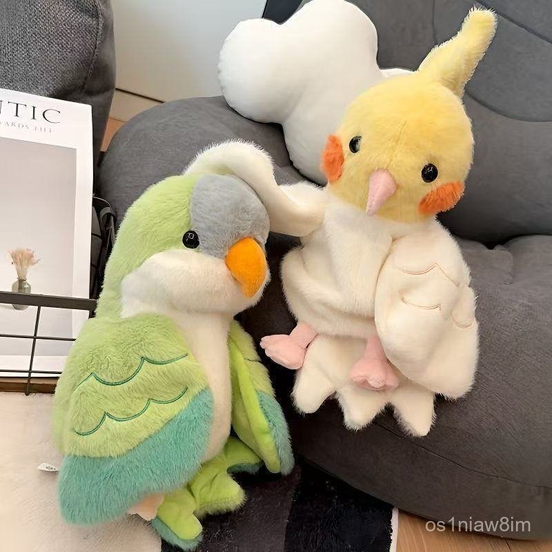 Boneka Burung Lucu Boneka Burung Beo Mainan Plush