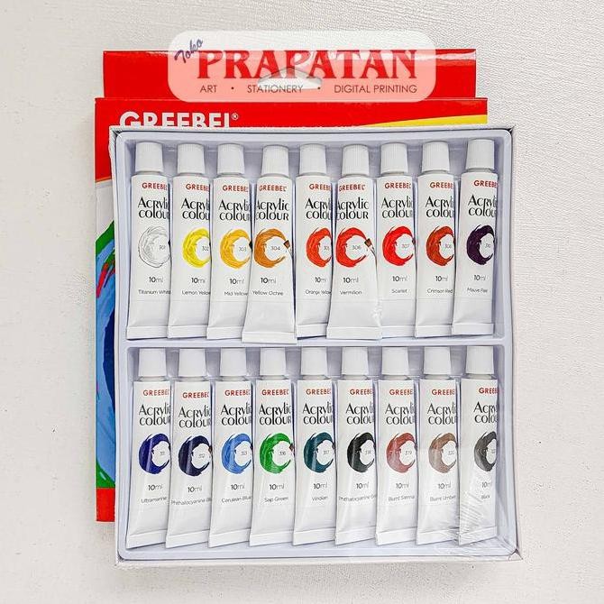 

TERBARU Cat Akrilik Set Greebel 18x10ml | Greebel Acrylic Set