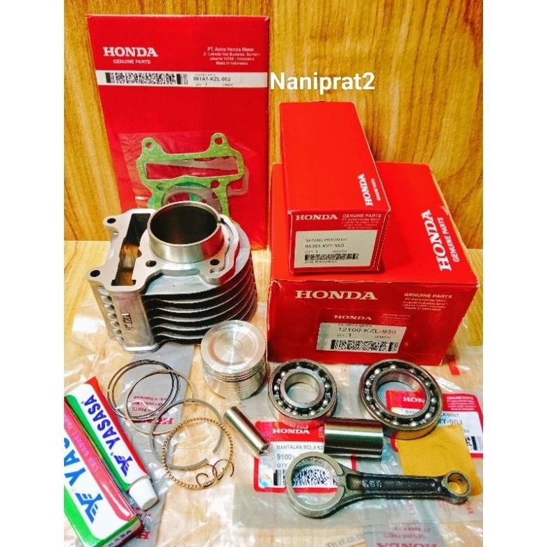 Blok Seher Komplit KZL + Setang Seher + Bering Kruk as Honda Beat fi/Scoopy fi/Spacy fi Tipe(Stater 