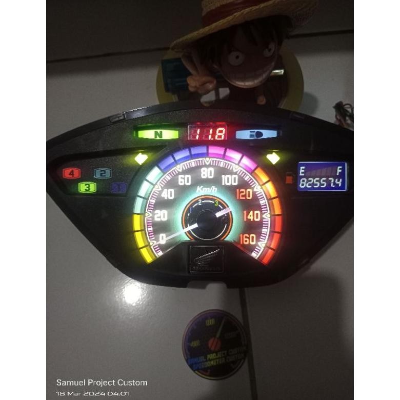 PAPAN SPEEDOMETER HONDA SUPRA X 125 Batman CUSTOM