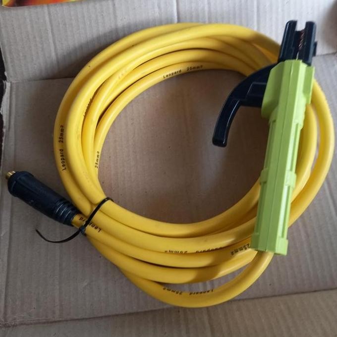 Paket Set Tang Las &Tang Masa & Kabel 7 Meter Stang Las Listrik Kuning