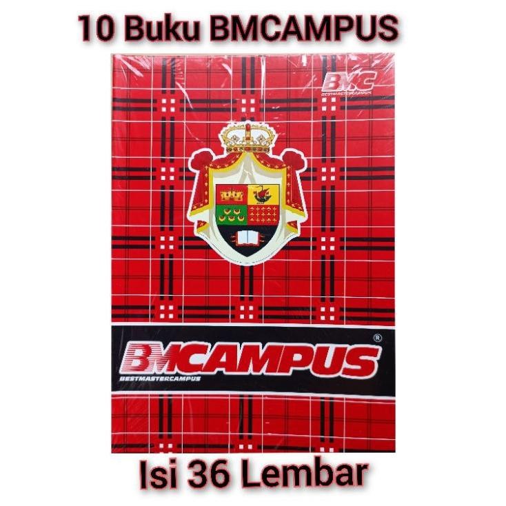 

Buku Tulis Bmc Campus 36 Lembar 1 Pak 10 Buku Panjang Besar